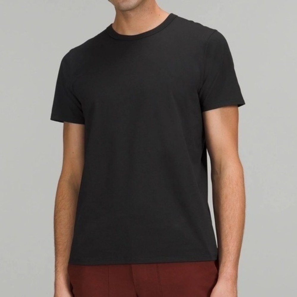 Lululemon The Fundamental Tee Mens black size medium nwt